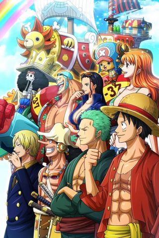 Poster One Piece on Smartphone