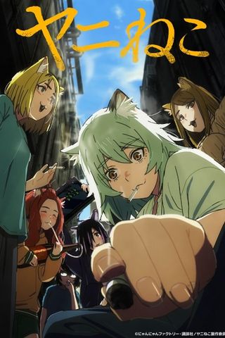 Poster Chainsmoker Cat (Yani Neko)